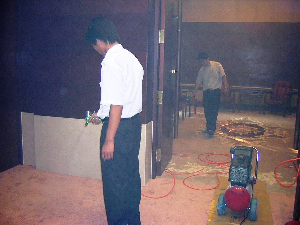 天津宾馆地毯喷涂